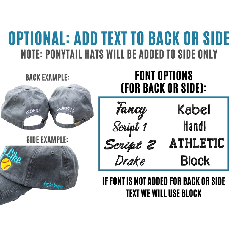 Lacrosse Sticks Hat | Distressed Baseball Cap or Ponytail Hat