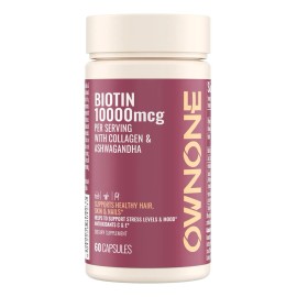 Ownone Biotina 10000mcg Apoyo Cabello Piel Uñas