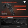 A-Premium Pair Front Inner Fenders Liner Splash Shield Set with