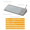 SELEAD Desktop Glass Whiteboard with Wireless Charger Station, Dry Erase