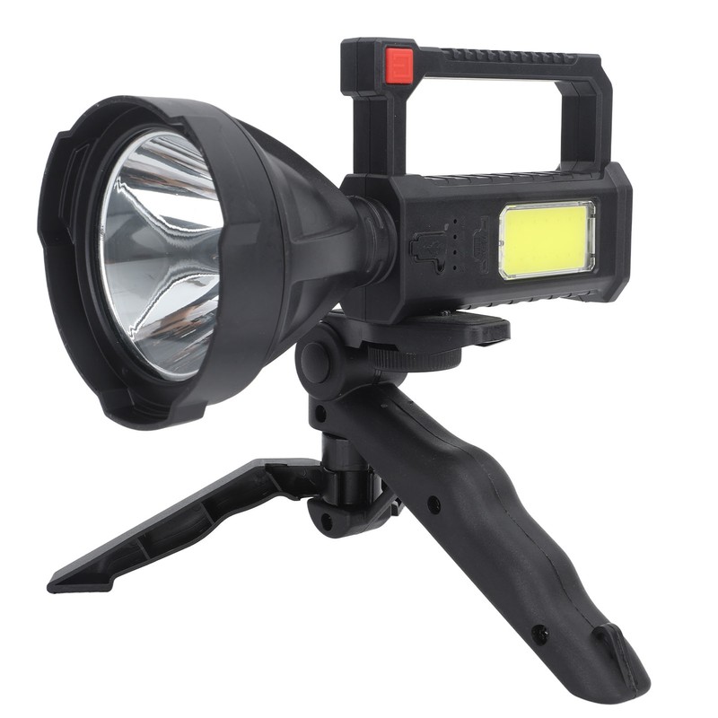 Handheld Spotlight Strong Light Waterproof Rechargeable Spotlight Flashlight LED Searchlight
