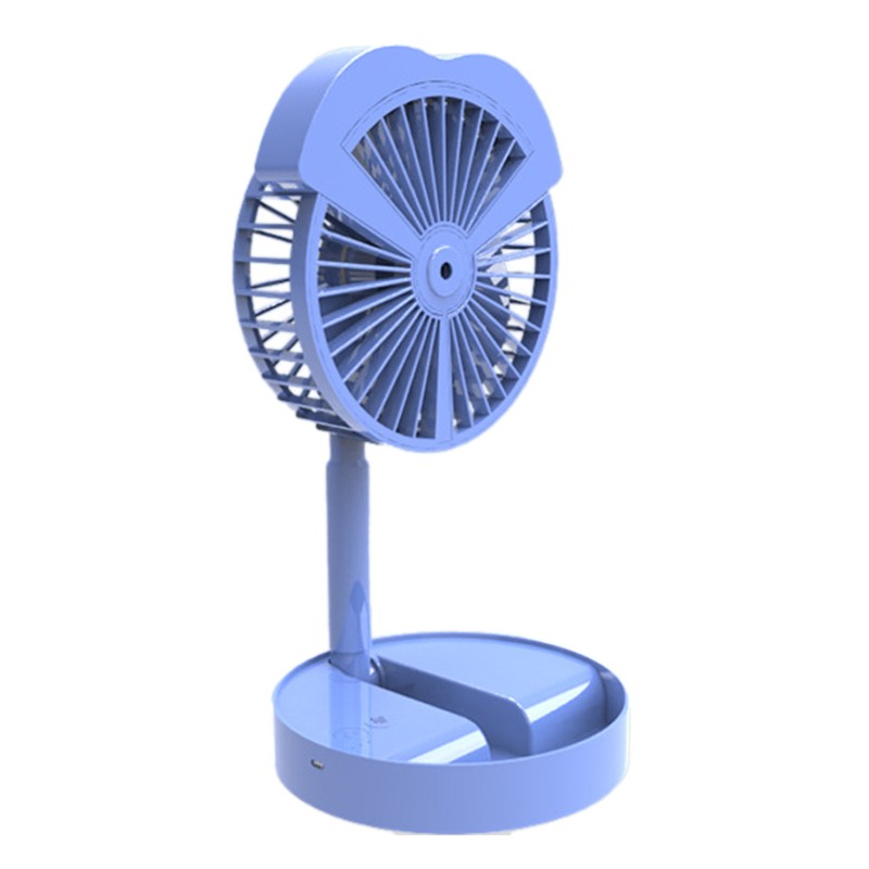 Mini Electric Fan 3 Wind Speeds Cooling Fan Brushless Motor