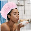 Ipetboom 3 Pcs Reusable Shower Caps for Women Hair Protection