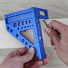 ViewReal Aluminum Carpenter Square with 3D Multi-Angle Layout Measuring Ruler