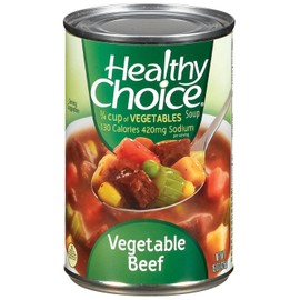 Healthy Choice Vegetable Beef Soup Cans 15OZ (Pack of 24)