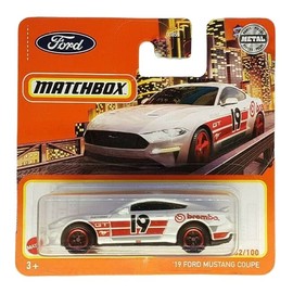 Matchbox - '19 Ford Mustang Coupe - MBX 82/100 - GXN00 - Short Card - Superfast Lesney - Mattel 2021