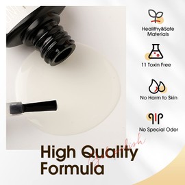 ROSALIND Top Coat Gel UV Shellac Base Coat Top Coat and Nail Primer Set Matte Top Coat Primer for Gel Nails Primer Nails for Nail Art Design 8 ml