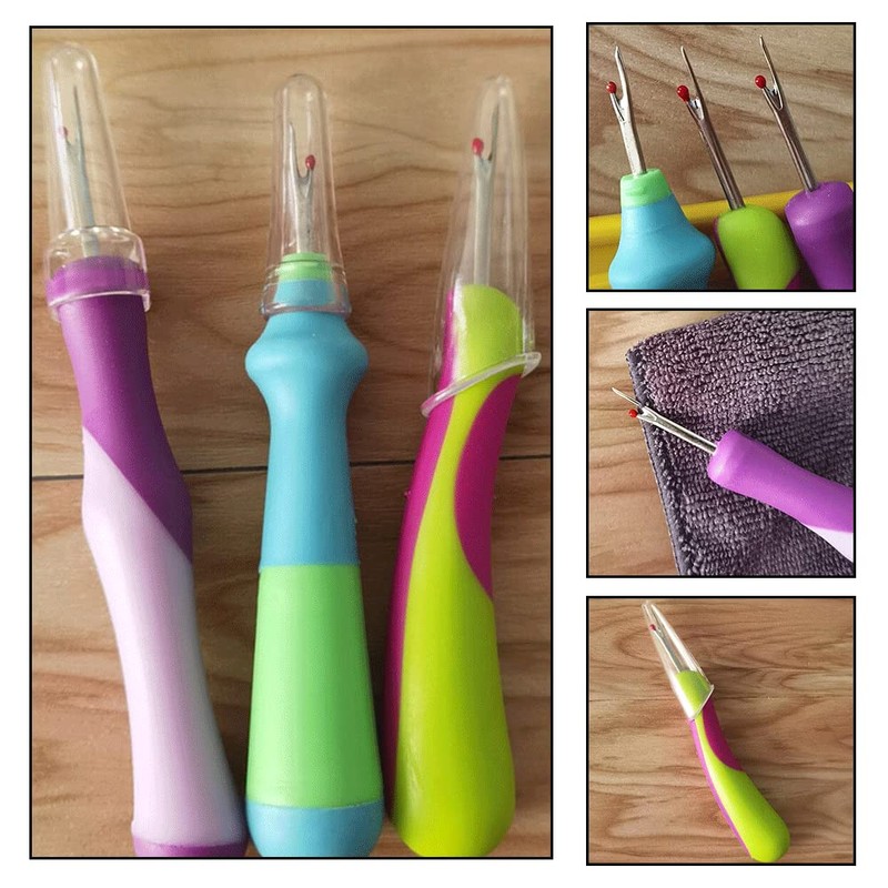 4PCS Seam Rippers Colorful Stitch Seam Ripper Handy Stitch Unpicker