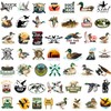 100Pcs Duck Hunting Stickers, Go Hunting Camo Adventure Vinyl Waterproof