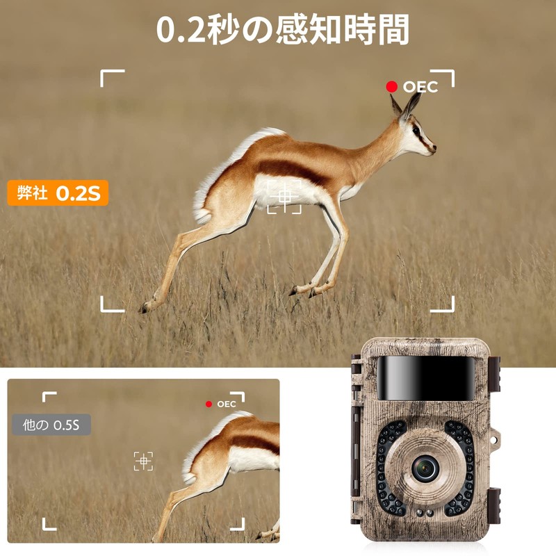 K&F Concept Trail Camera, 4K, 32 MP, Wi-Fi Compatible, Bluetooth,