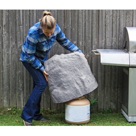 Emsco Group 2185 Large – Lightweight Landscape Rock-Resin, Granite