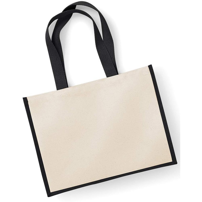 Westford Mill W422 Classic Jute Shopper - Eco-Friendly Reusable Tote