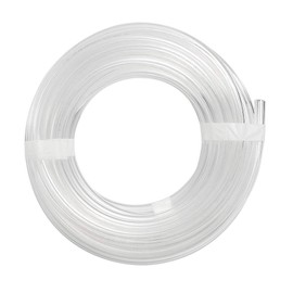 Quickun Pneumatic Tubing 12mm x 8mm PU Polyurethane Tube Air Hose Line for Air Compressor Fitting or Fluid Transfer (Clear 32.8ft/10Meters)