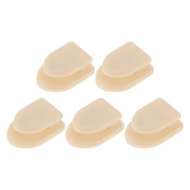 HEROFFIX 5 Pcs for Purses Bags Keys Water Bottles and Shopping Bags Car Storage Hooks Sturdy Car Adhesive Hooks Beige ABS 1.18"x0.79"