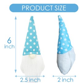 Spring Easter Ornaments for Tree Gnomes, Christmas Tree Decorations Hanging Ornaments for Plush Stuffed for Holiday Home Indoor Outdoor Decorations