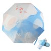 Xiuying Feng Mini Travel Umbrella Purse with Case Compact cloud-Rabbit