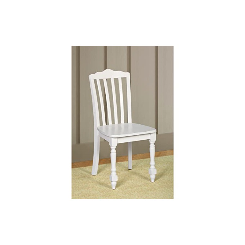 Hillsdale Furniture Lauren Wood Dining or Desk Chair, White