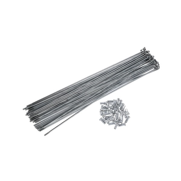 ACROPIX 36pcs 14G J Bend Bicycle Steel Spokes 213mm 8.39"