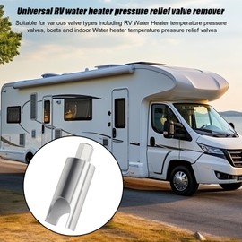 LRWZOV RV Temperature Pressure Valve Remover, Universal Water Heaters Pressure Valve Remover, Use with 7/8-inch Wrench