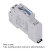 Time Switch Mechanical Timer Waterproof 24 Hours Controller 110‑250VAC for