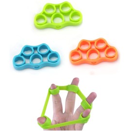 Finger Stretcher Trainer, Pack of 3 Finger Strength Trainer, Finger Stretcher Frame for Forearm Exercise, Guitar, Finger, Wrist Climbing Exercise, Fitness Equipment