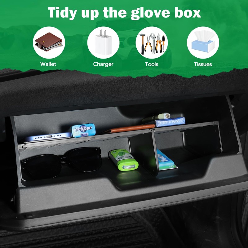 Karltys Glove Box Organizer for Chevy Equinox(LT/Active/RS) 2025 2026 Accessories