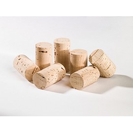 Pack of 25) Bottle Stopper, Cork, Super Natural Cork 38 x 24 mm