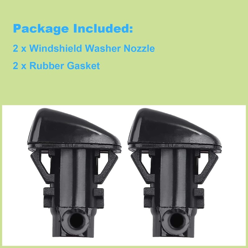 Ensun 8E5Z17603A Windshield Washer Nozzle (Pack of 2) for 2008-2012
