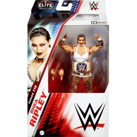 Mattel WWE Elite Action Figure & Accessories, Series #110 Rhea Ripley 6-inch Collectible with 25 Articulation Points & Swappable Hands