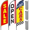 Hahafelt 3 Pcs Used Cars Flag 7 x 5.4 ft