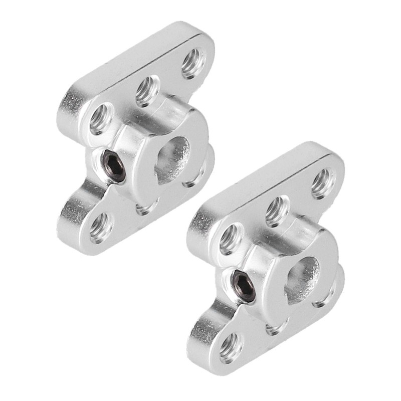 2Pcs Flange Shaft Coupling Aluminium Alloy 6mm D Hole Light