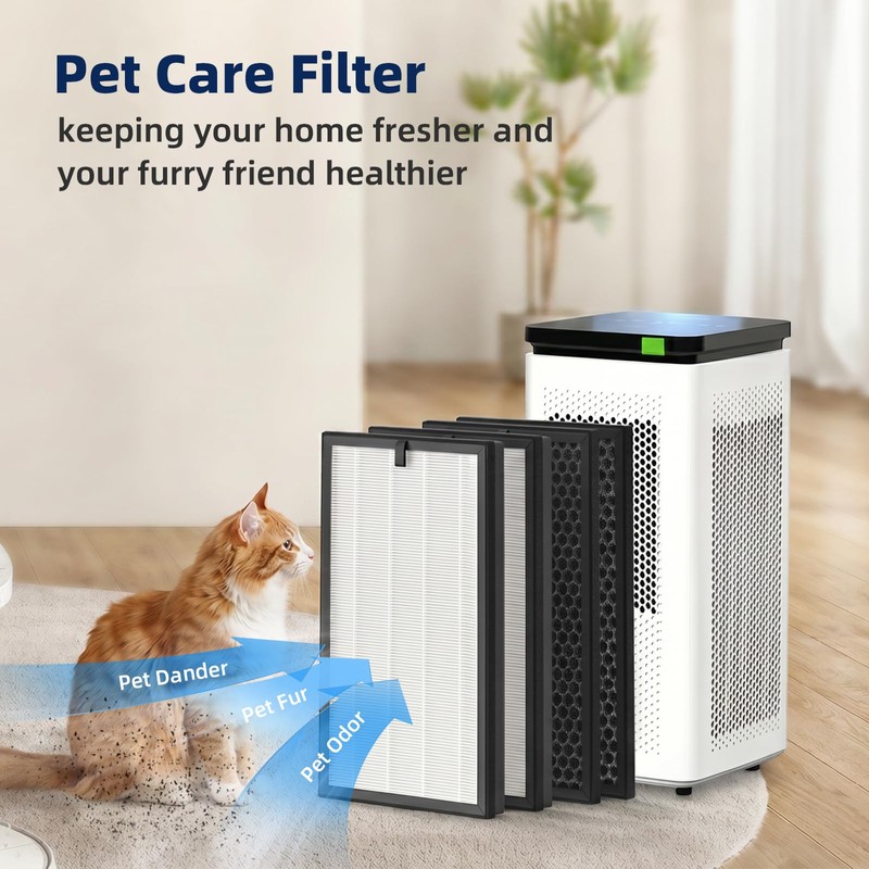 FMDZFL AP400 Replacement Filter Compatible with SIESEAN AP400 Air Purifier,
