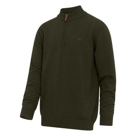 Hoggs of Fife Falkirk 1/4 Zip Pullover - Fern Green MediumMedium