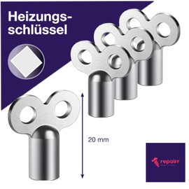 4 x radiator bleed keys: key for bleeding heaters – universal use for radiators – helps reduce heating costs