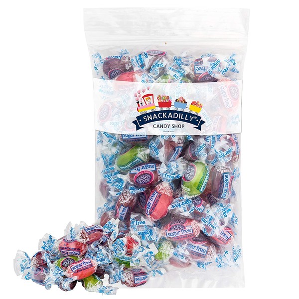 Jolly Rancher "Sugar Free" Hard Candy - Delicious 7.5 oz Bag of Assorted Fruit Flavors - Packed by Snackadilly