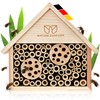 Nature Conform Bee hotel of natural wood, Bamboo, wild bee