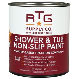 RTG Shower & Tub Non-Slip Paint (Quart, Clear/Amber)