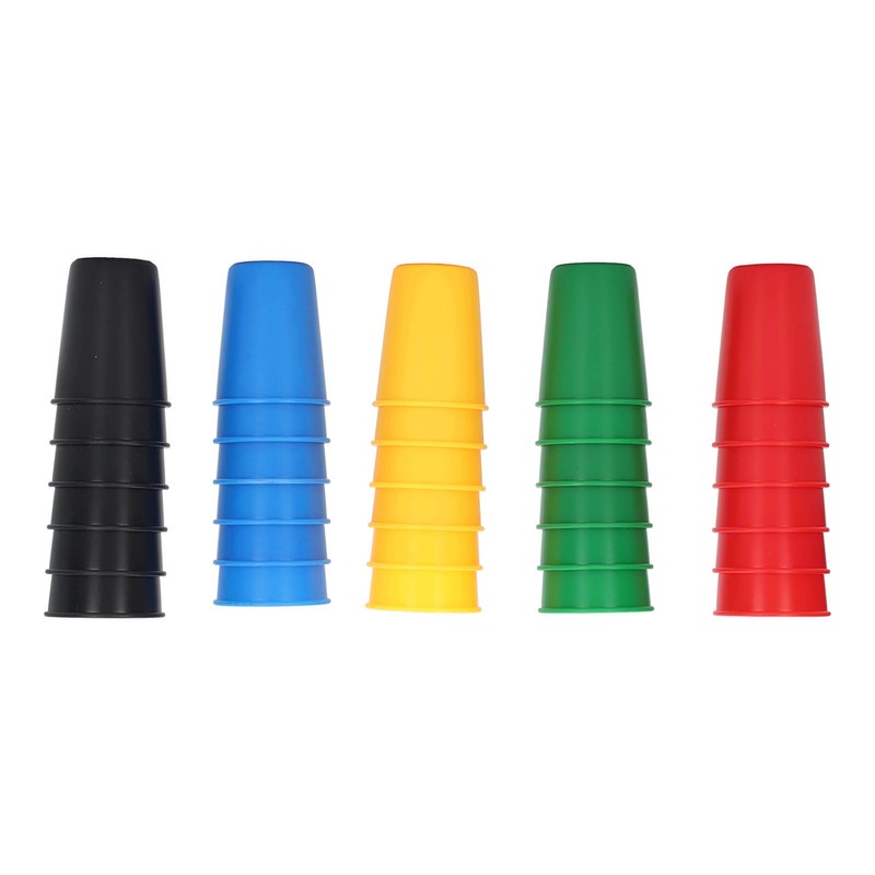 Stacking Cups Card Games Toy Early Educational Training Colorful Interactive