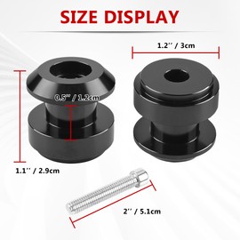 BAKAFOH 4Pcs Sissy Bar Stock Rear Backrest Passenger Grab Handles Mounting Spools Docking Hardware Replacement Kit For Can Am Spyder F3 F3-S F3-T F3-L Aluminum Bungee Buttons Accessories