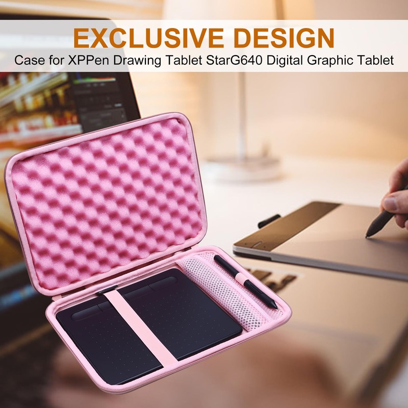 LTGEM Drawing Tablet Case Compatible with XPPen Drawing Tablet StarG640