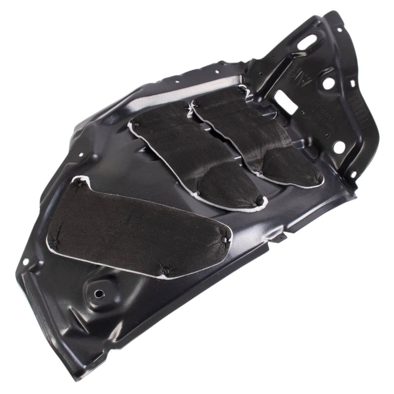 TRQ Front Right Forward Inner Fender Liner Black Passenger Side