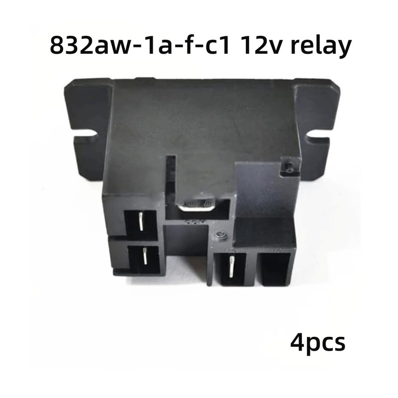 4-Pack 832AW-1A-F-C1 12VDC 832AW 1A C1 12V 30A 4-Pin Normally