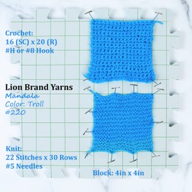 Lion Brand Mandala Sparkle Nova 527-319 (3-Skeins - Same Dye Lot) DK Light Worsted #3 Acrylic Yarn for Crocheting and Knitting - Bundle with 1 Artsiga Crafts Project Bag