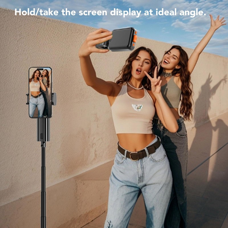 Phone Vlog Selfie Monitor Screen, 2 Inch 1080P HD Bluetooth