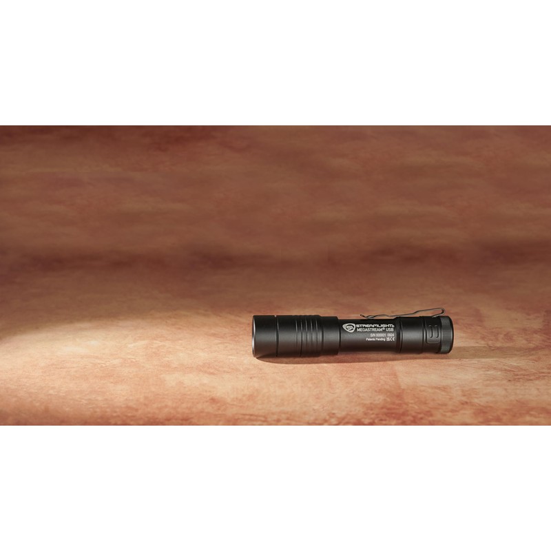 Streamlight 66210 MegaStream USB 1800-Lumen 26000-Candela Rechargeable EDC Flashlight Includes
