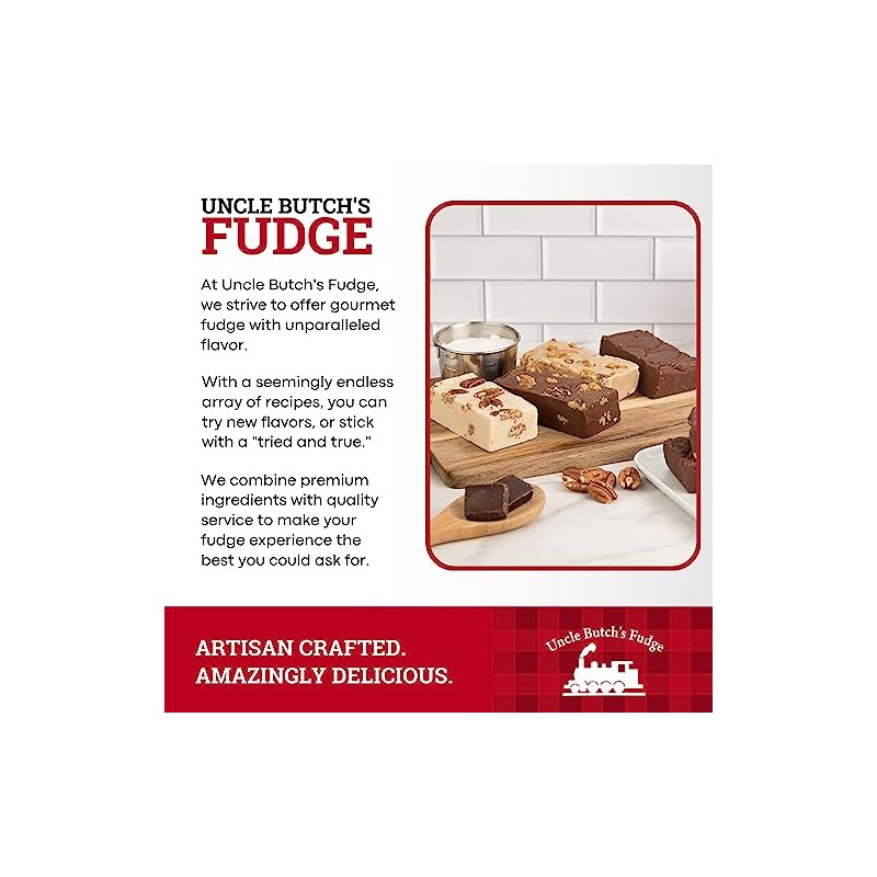 Uncle Butch's Fudge - Creamy and Smooth Cookies & Cream