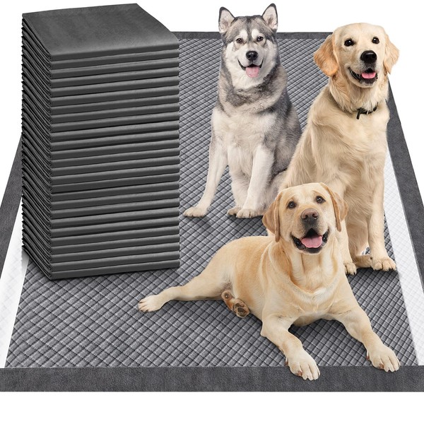 Gimars Upgrade Odor-Control Extra Large XXL Charcoal Pee Pads for