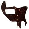 Custom Guitar Pickguard For Tele F Hole Convertion PAF (4 Ply Brown Tortoise)