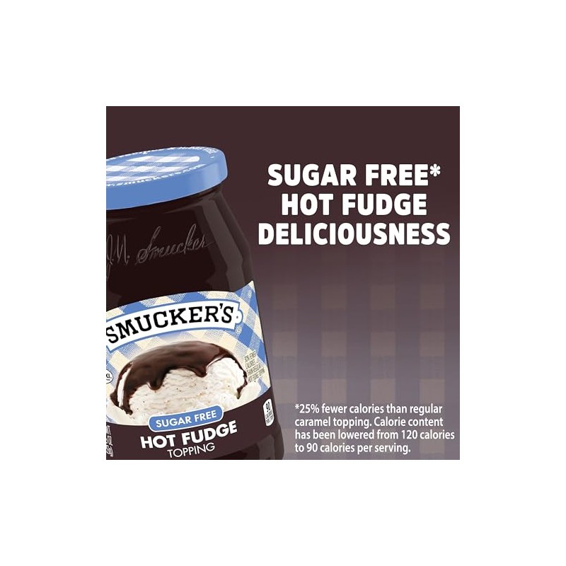 Smucker's Sugar Free Hot Fudge Topping, 11.75 Ounces (Pack of