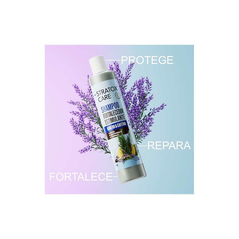 Shampoo Romero Cafeina, Anticaida, Estimulante | 520ml | Stratox Care